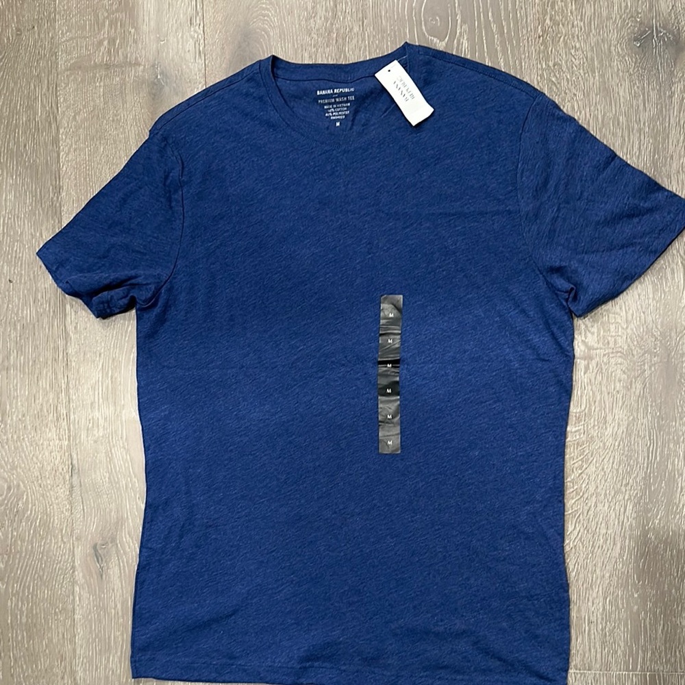 Banana Republic Navy Short Sleeve Tee